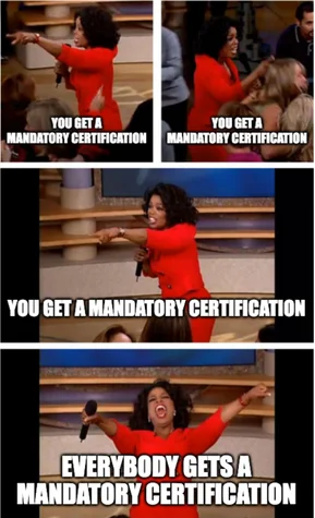 The demand is mandatory.